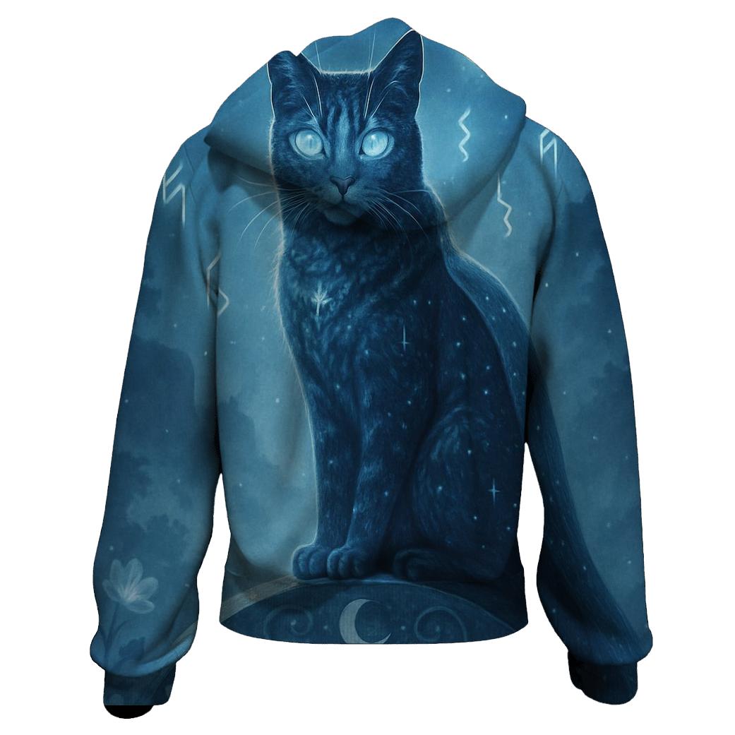 Mystic Moon Guardian Cat hoodie trends