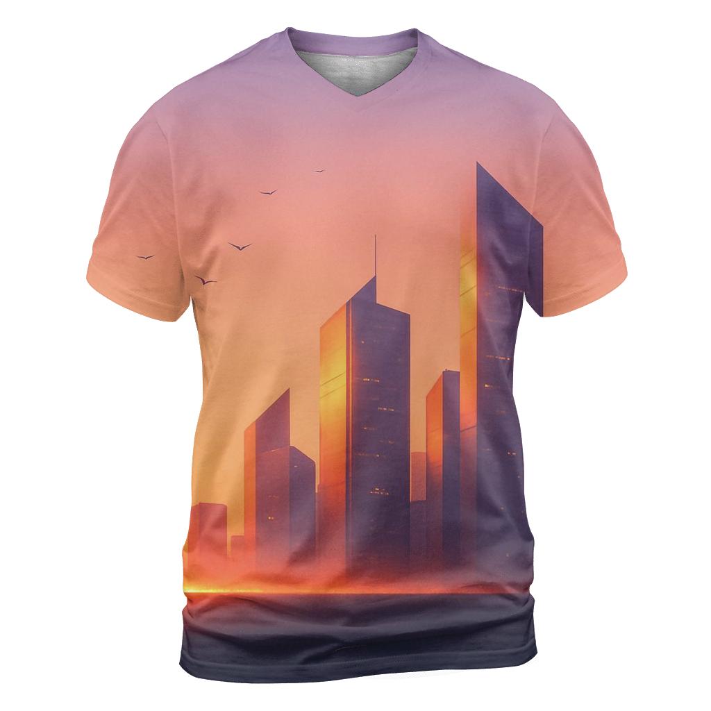 City Of Gold Dusk custom all-over print shirts