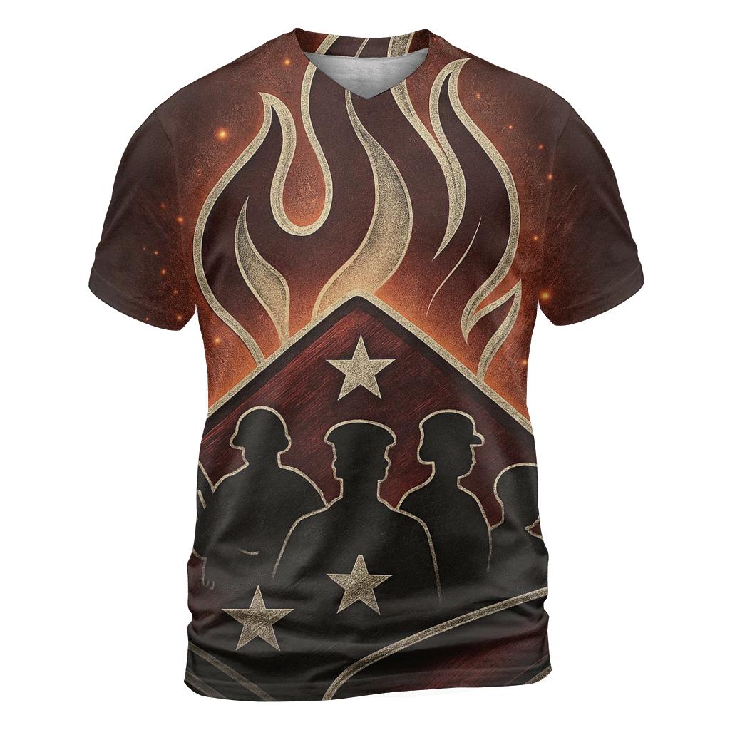 Veteran Flame Emblem personalized full print shirts