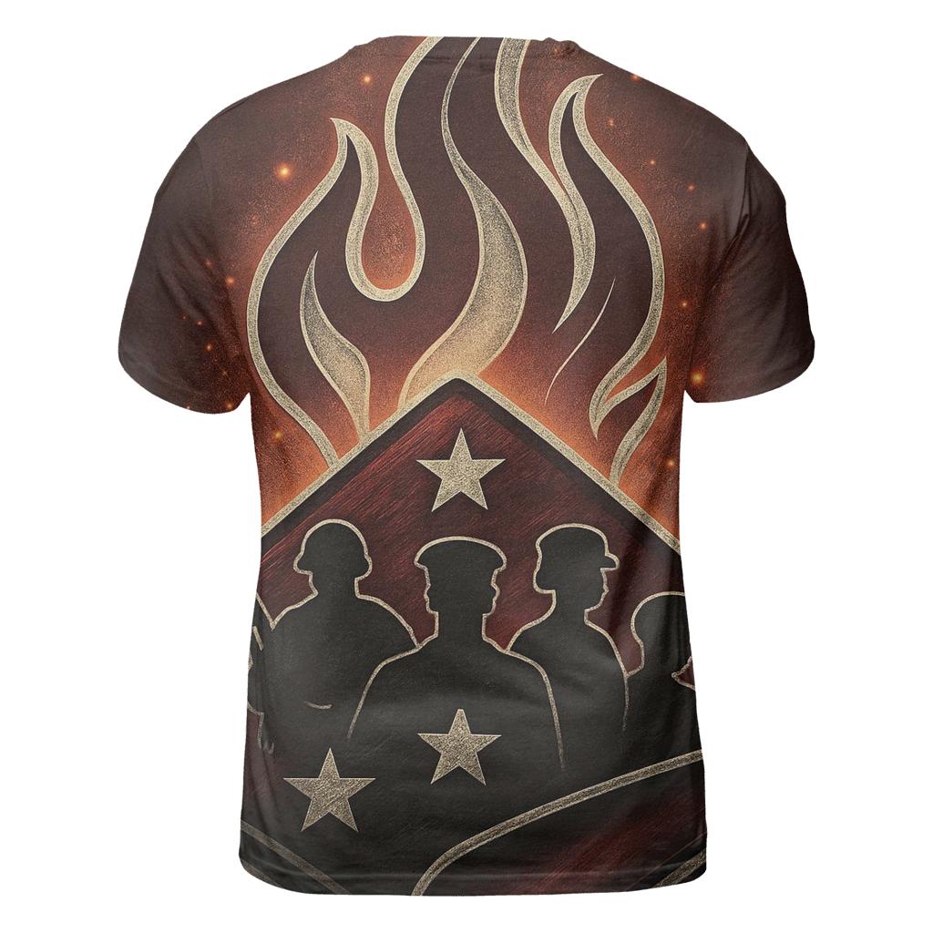 Veteran Flame Emblem personalized full print shirts