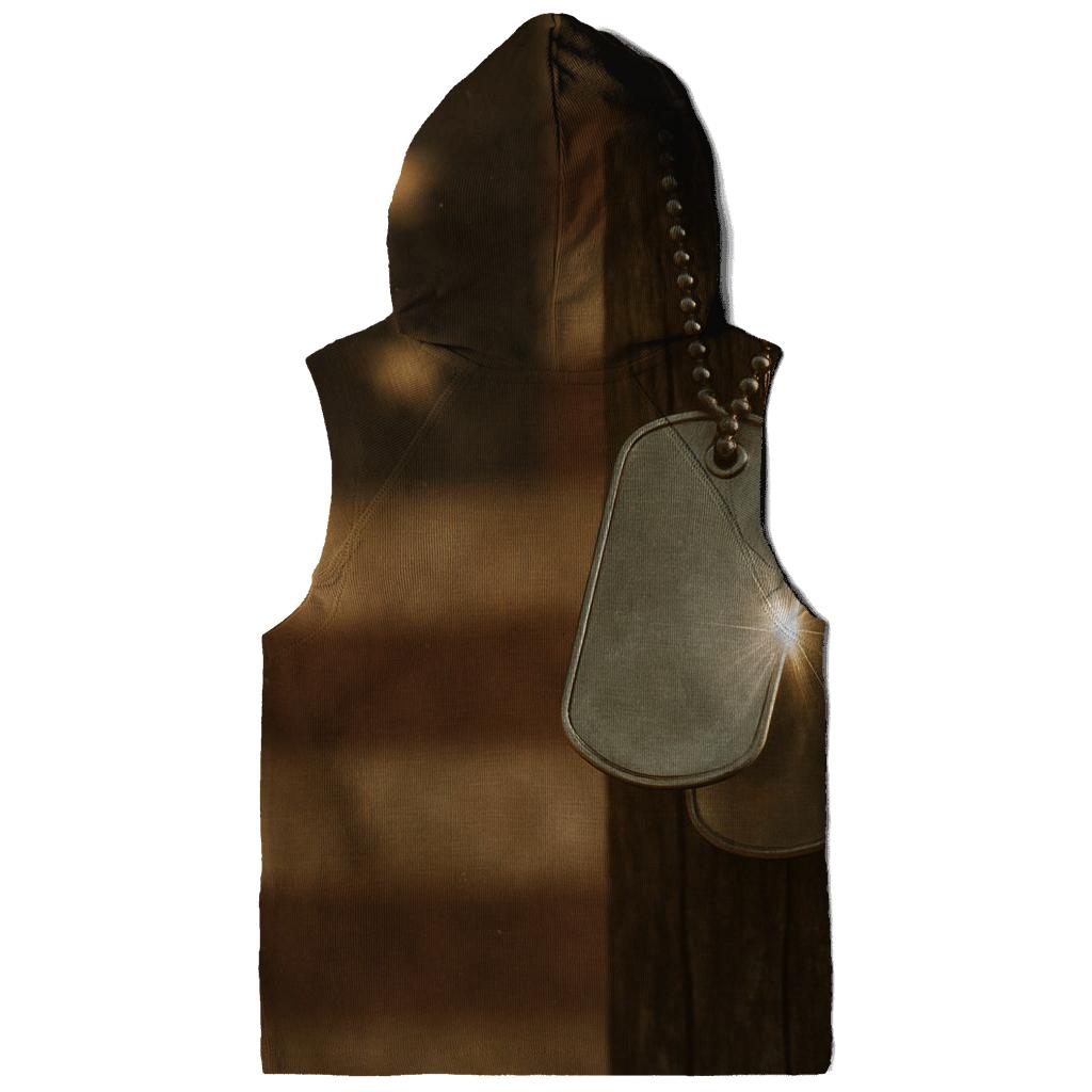 Dog Tags In Sun zip-up hoodies