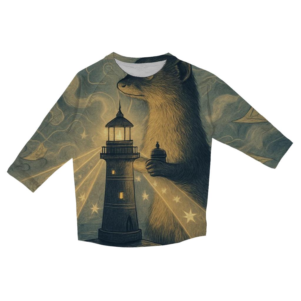 Lighthouse Mongoose personalized 3/4 sleeve tees