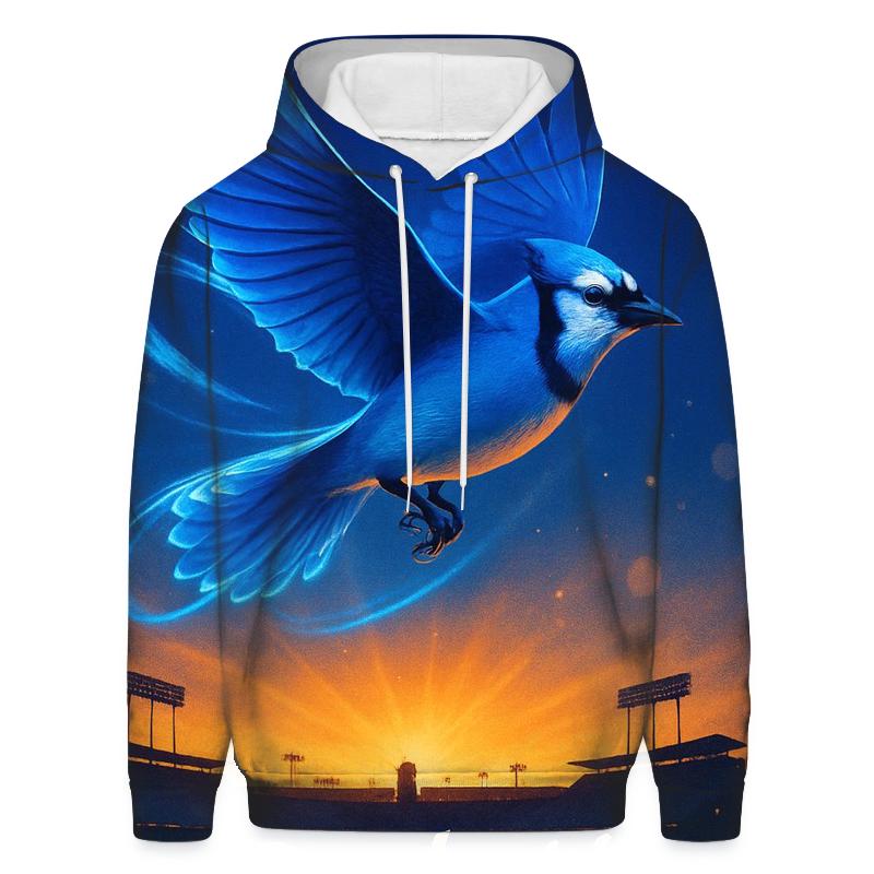 Dove Over Dodger Field custom hoodies