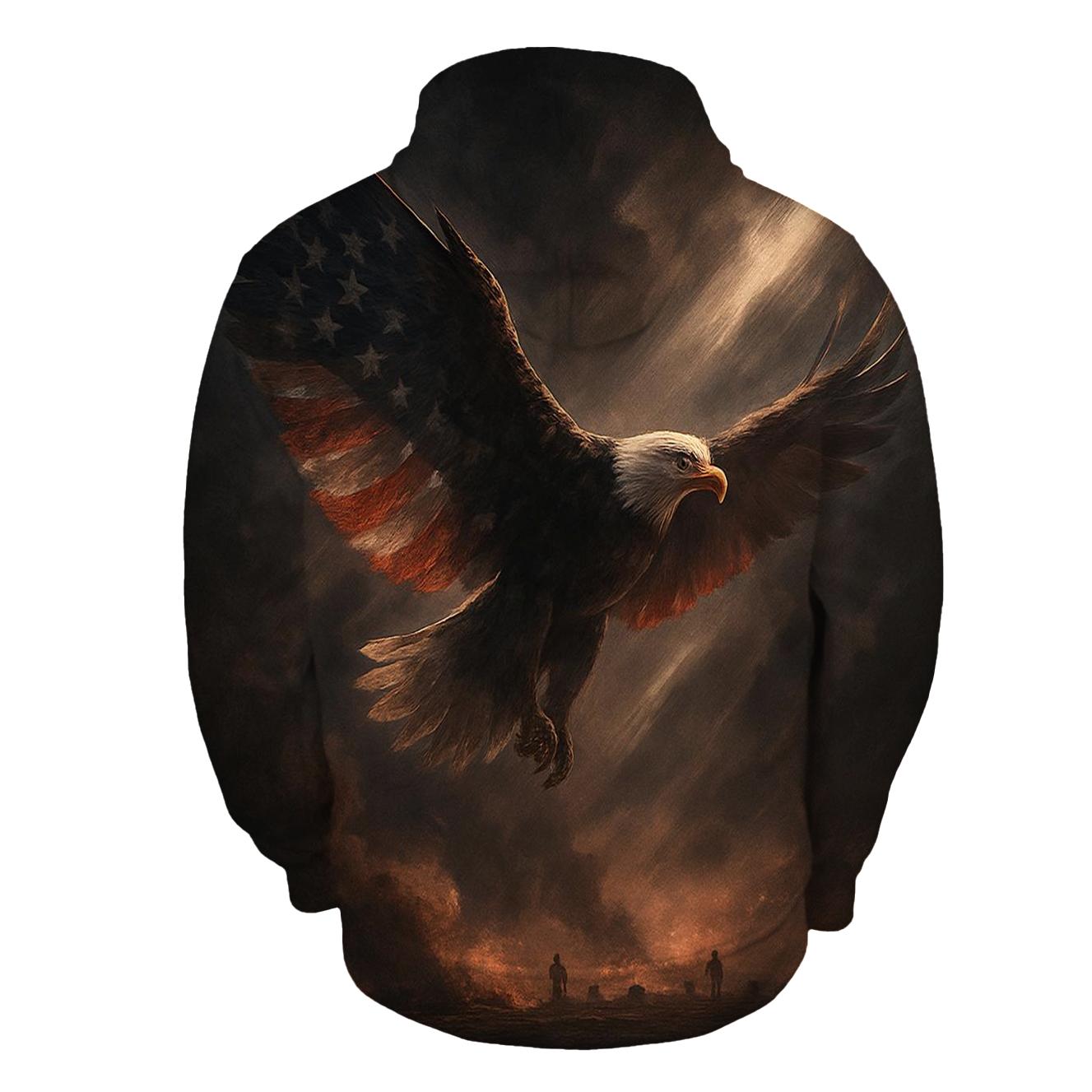 Eagle Over Watch lightweight hoodies