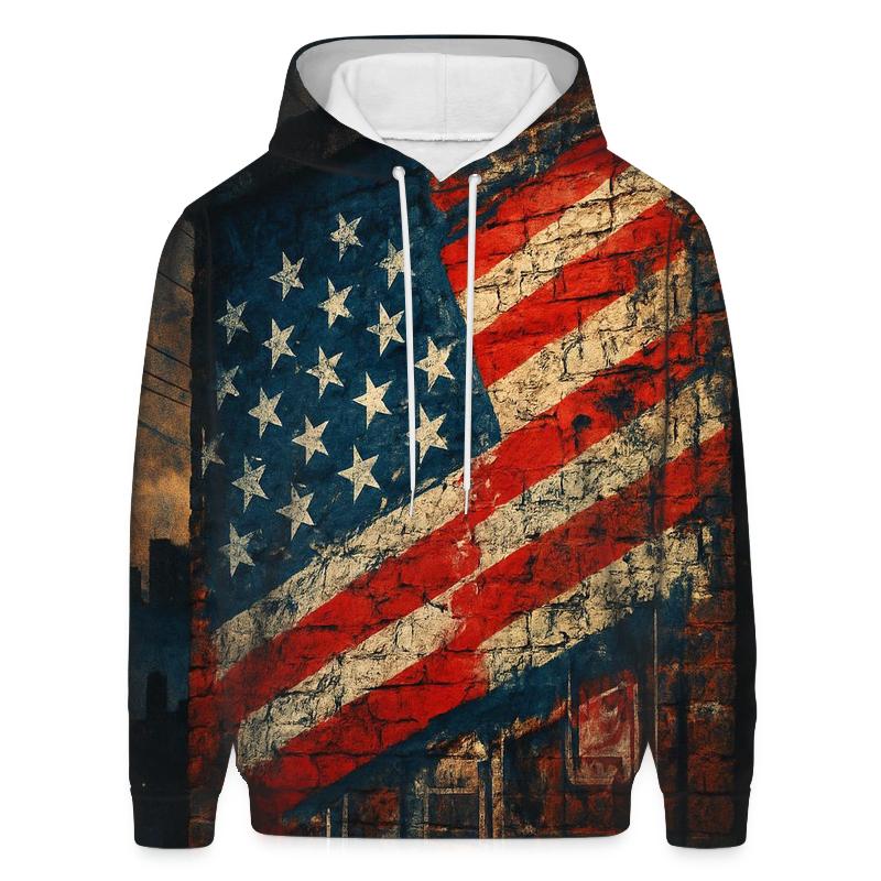 Grit City Banner embroidered hoodies