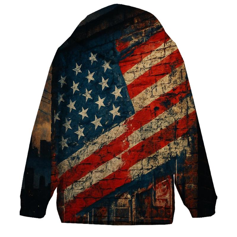 Grit City Banner embroidered hoodies