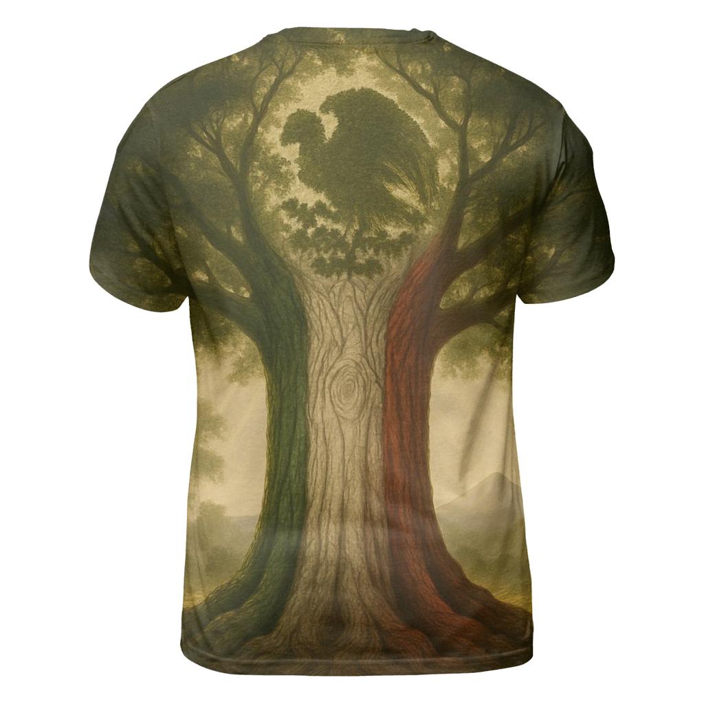 Aztec Forest Banner unique graphic print tees