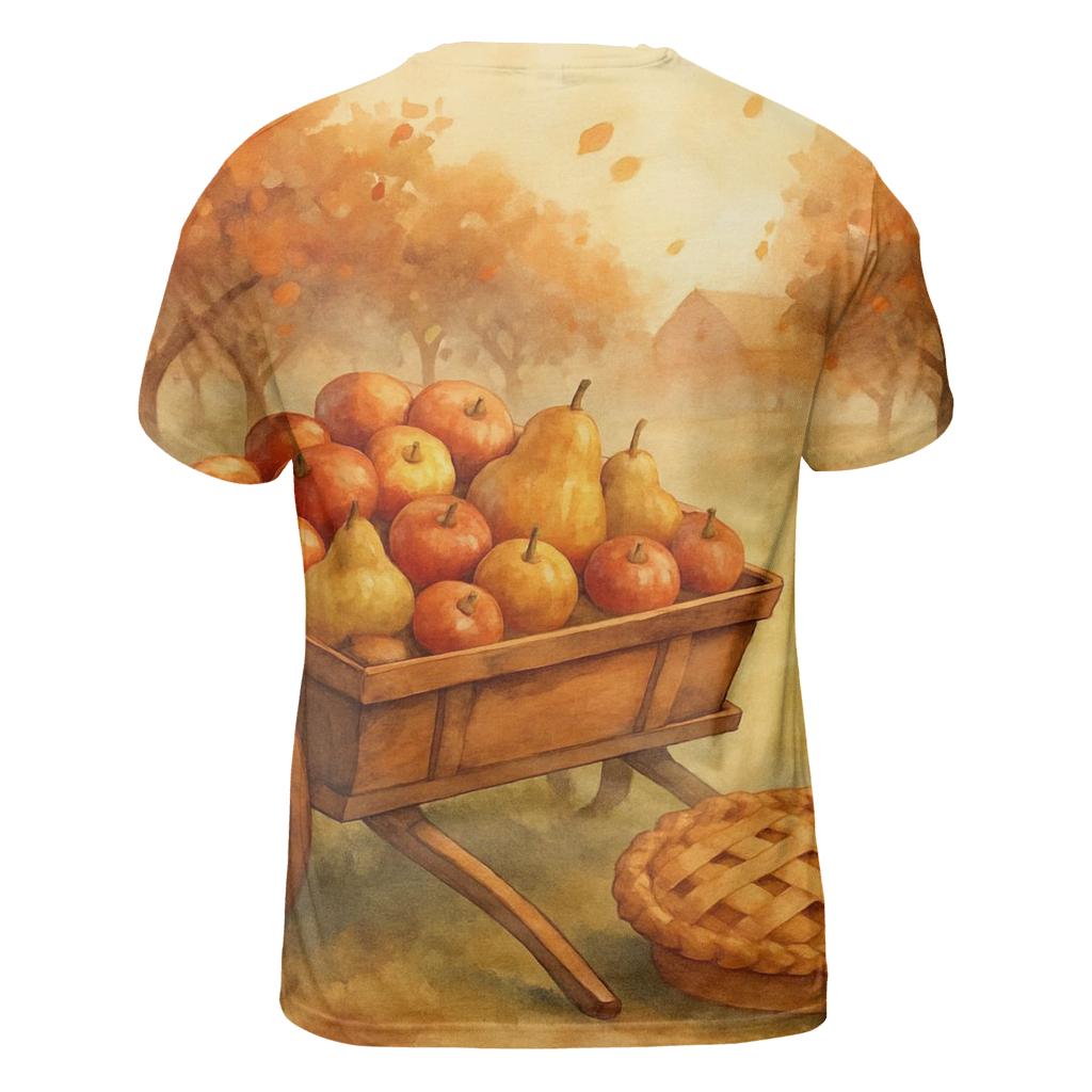 Bounty Of The Orchard vibrant all-over design tees