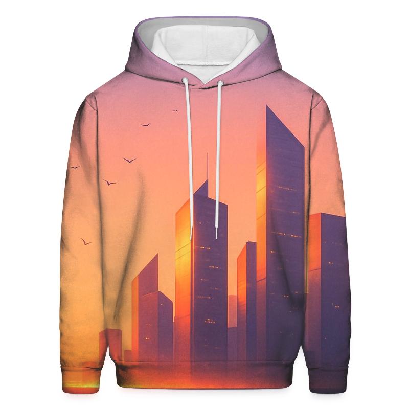 City Of Gold Dusk embroidered hoodies