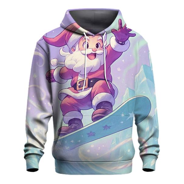 Frostlight Surfing Santa hoodies fashion