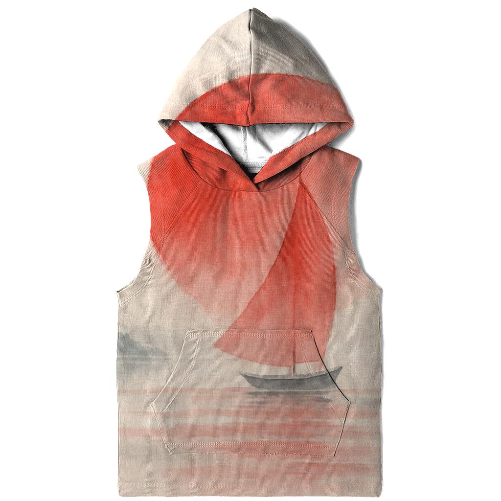 Rising Sun Watercolor printed hoodies