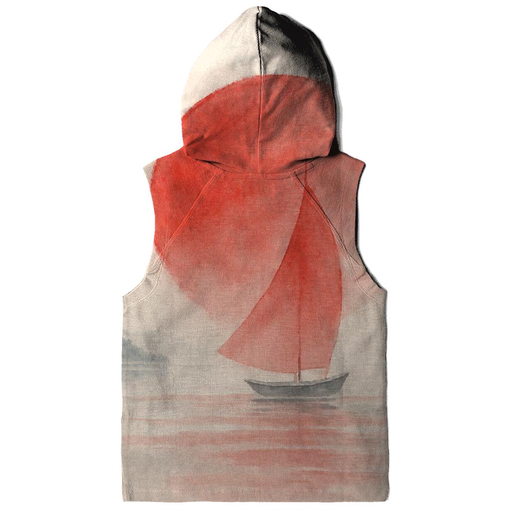 Rising Sun Watercolor printed hoodies