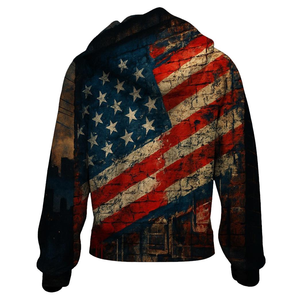 Grit City Banner pullover hoodies