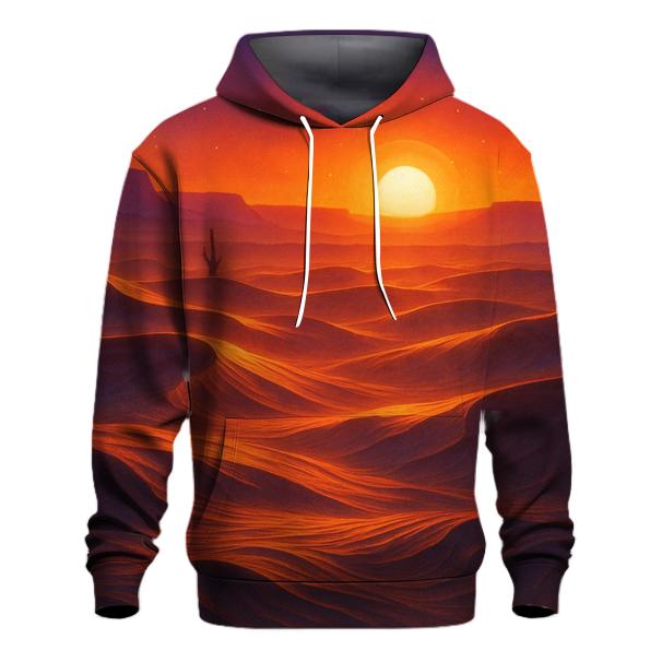 Auroral Dune Sunset zip-up hoodies