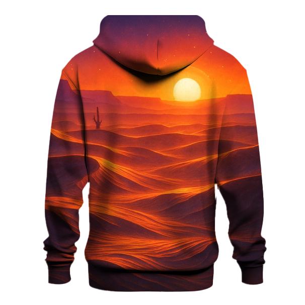 Auroral Dune Sunset zip-up hoodies