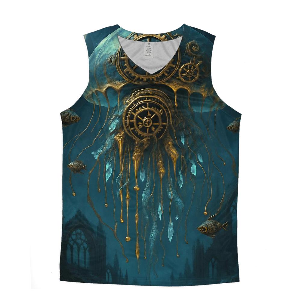 Clockwork Jelly Guardian cotton sleeveless tops