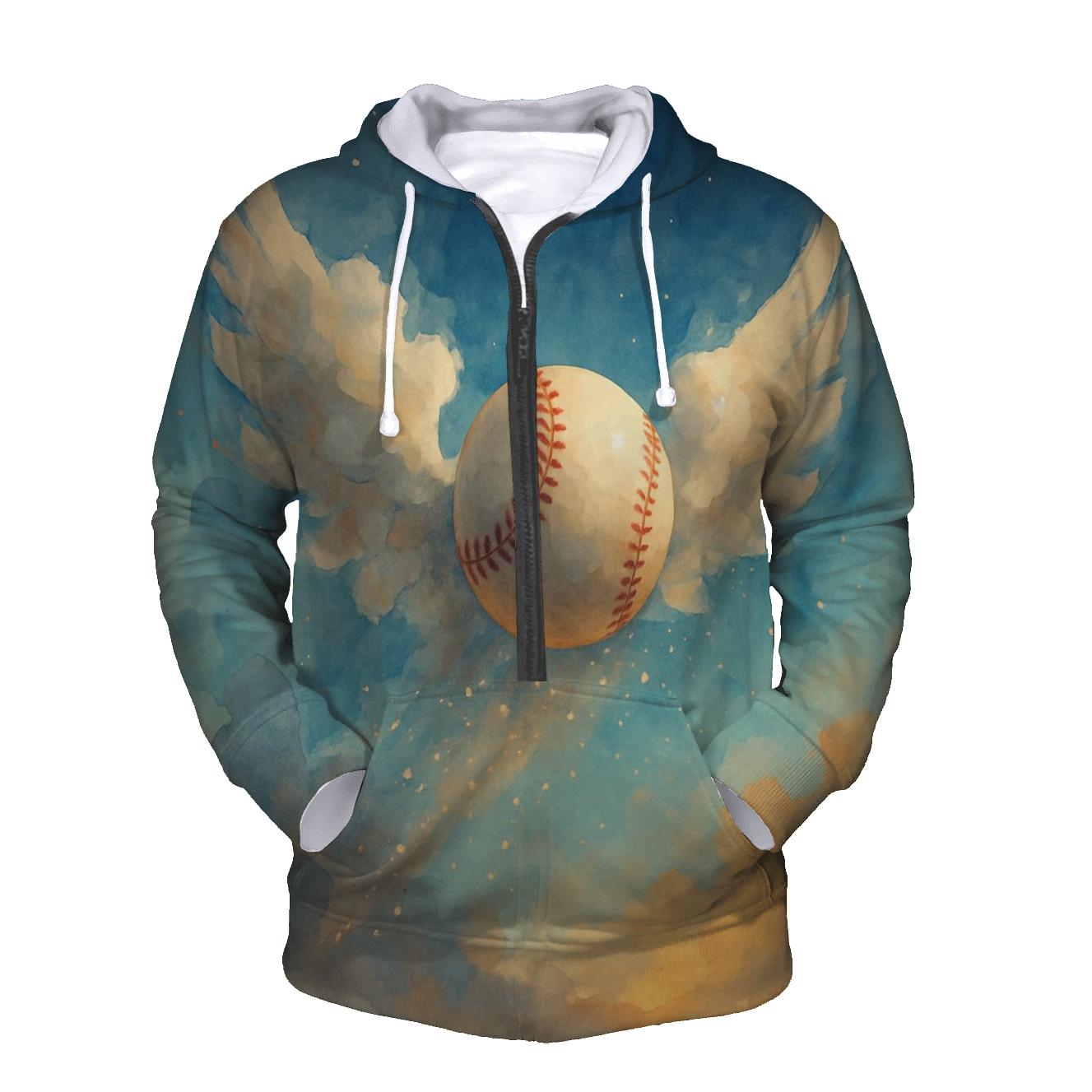 Skyward Baseball With Blue Jays Wings hoodies fashion