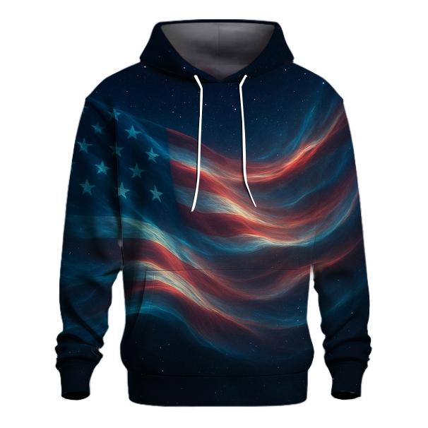 Aurora Stripes printed hoodies