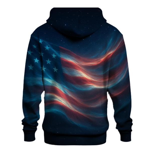 Aurora Stripes printed hoodies
