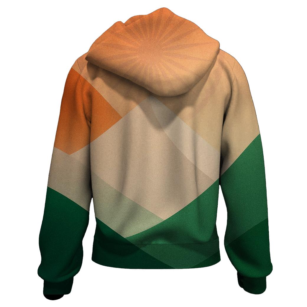 Tricolor Mountain Tapestry hoodie styles
