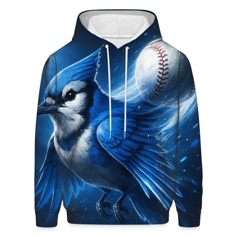 Blue Jays Flight Over Diamond lightweight hoodies