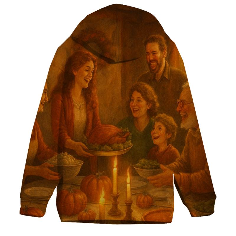 Harvest Hearth Gathering premium hoodies