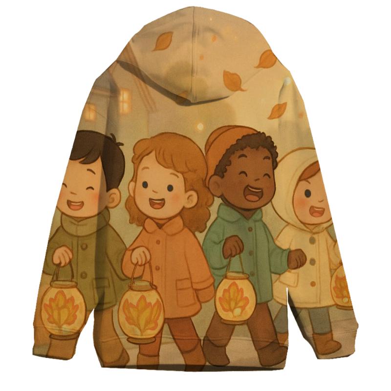 Maple Lantern Parade pullover hoodies