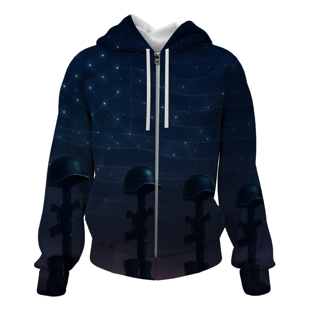 Stars Over Sacrifice printed hoodies