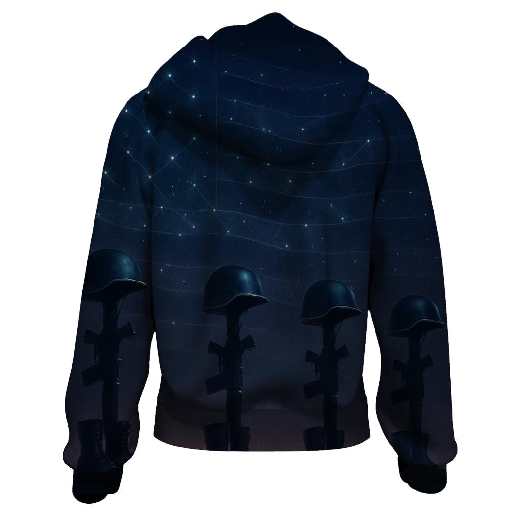 Stars Over Sacrifice printed hoodies