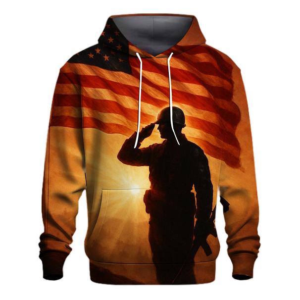 Dawn Sentinel Flag zip-up hoodies