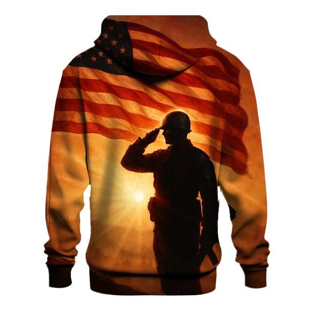 Dawn Sentinel Flag zip-up hoodies