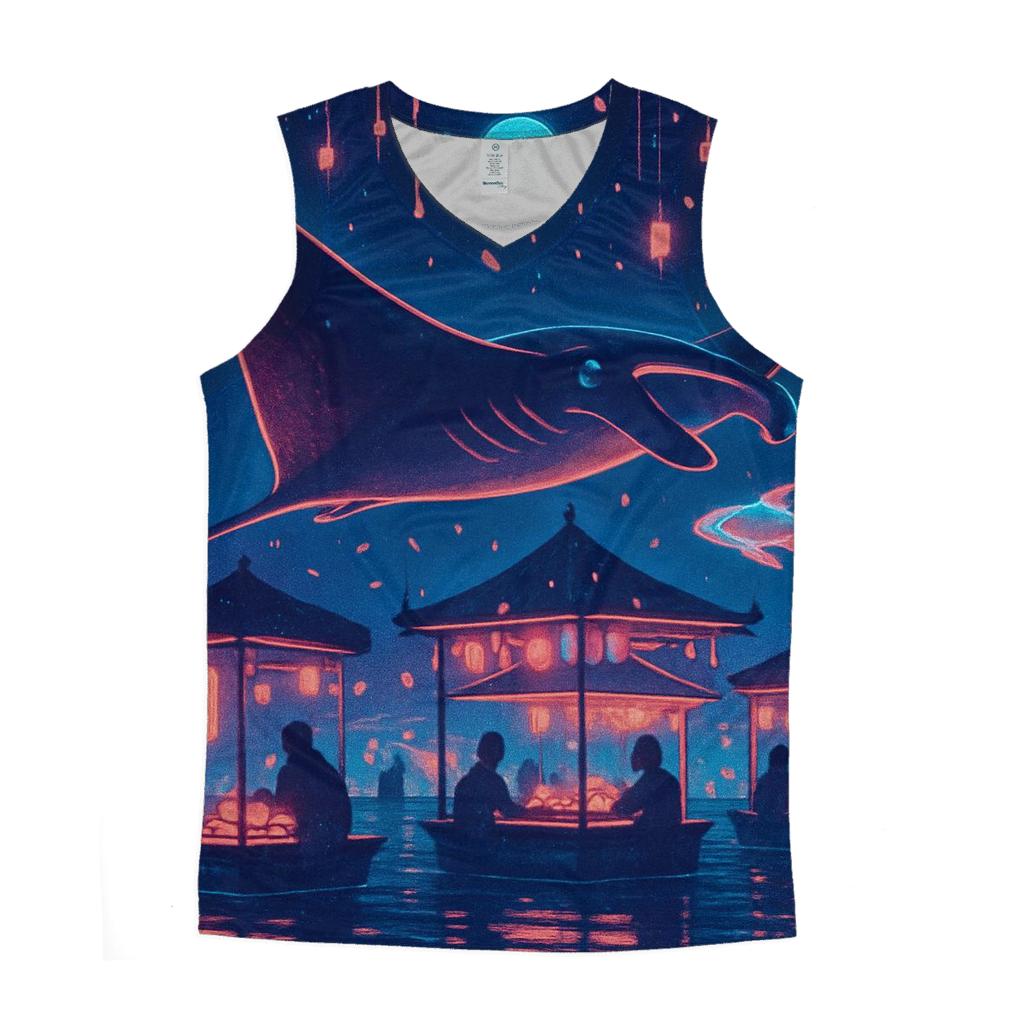 Midnight Market Manta sports performance tank tops