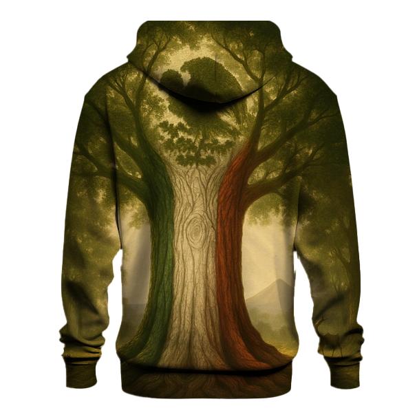 Aztec Forest Banner printed hoodies