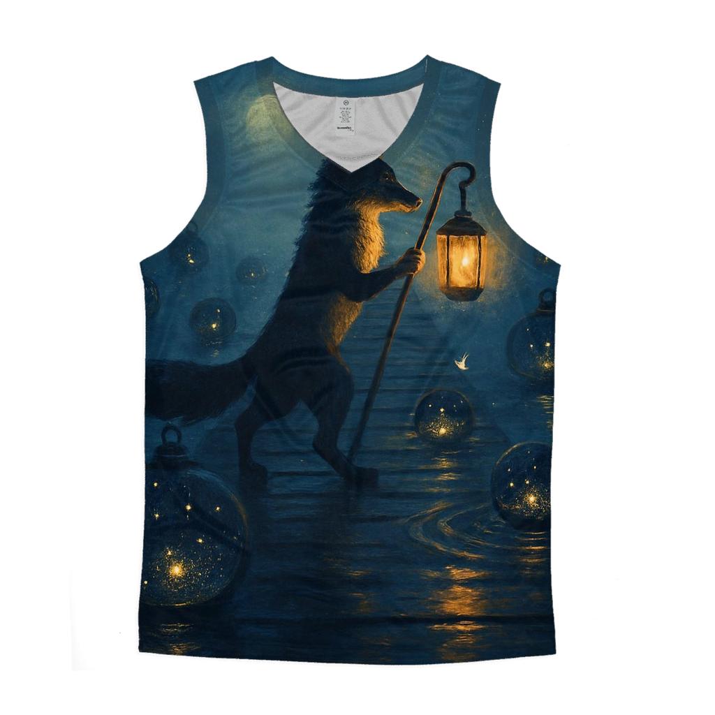 Starlit Lantern Fox custom tank tops