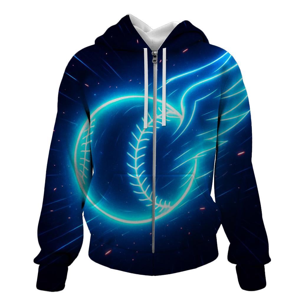 Blue Jays Neon Fastball lightweight hoodies