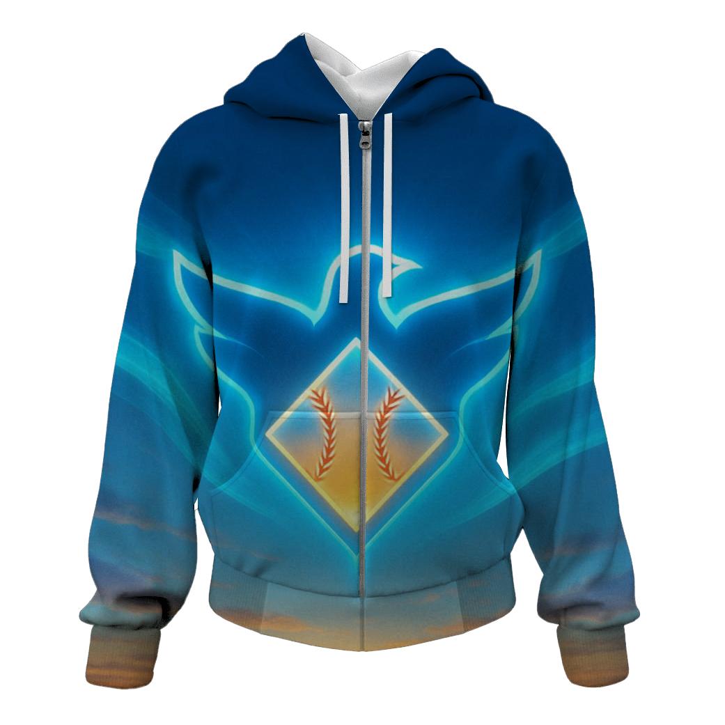 Blue Jays Aurora Diamond designer hoodies