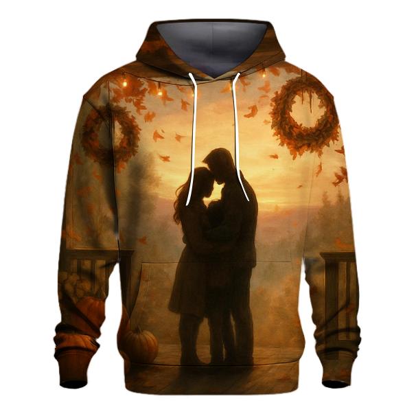 Silent Cabin Sunset printed hoodies