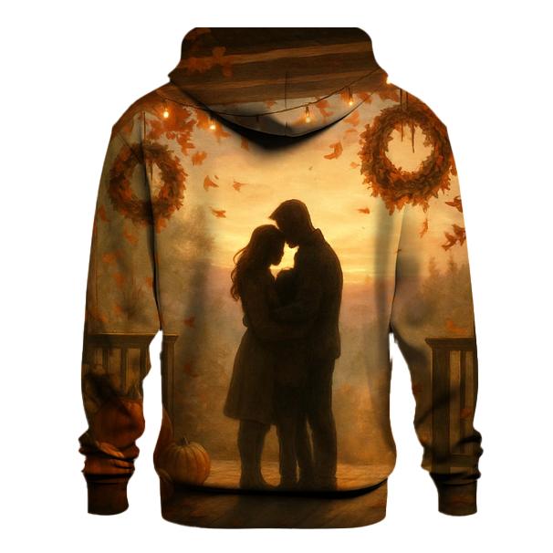 Silent Cabin Sunset printed hoodies