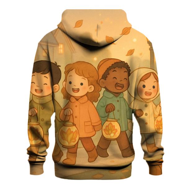 Maple Lantern Parade embroidered hoodies