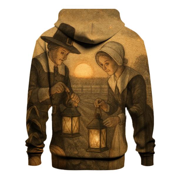 Pilgrim Lanterns And Fields graphic hoodies