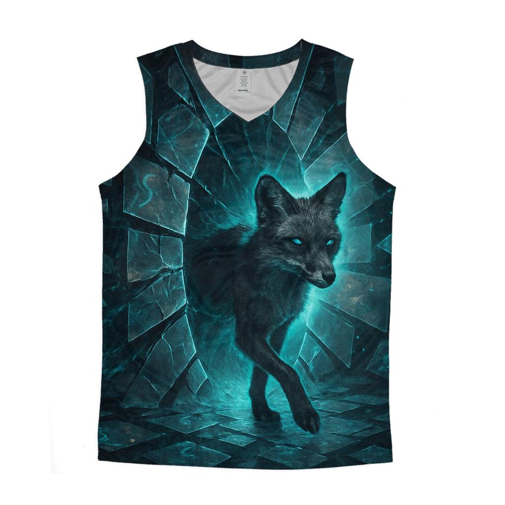 Mirrored Rift Fox designer workout tanks