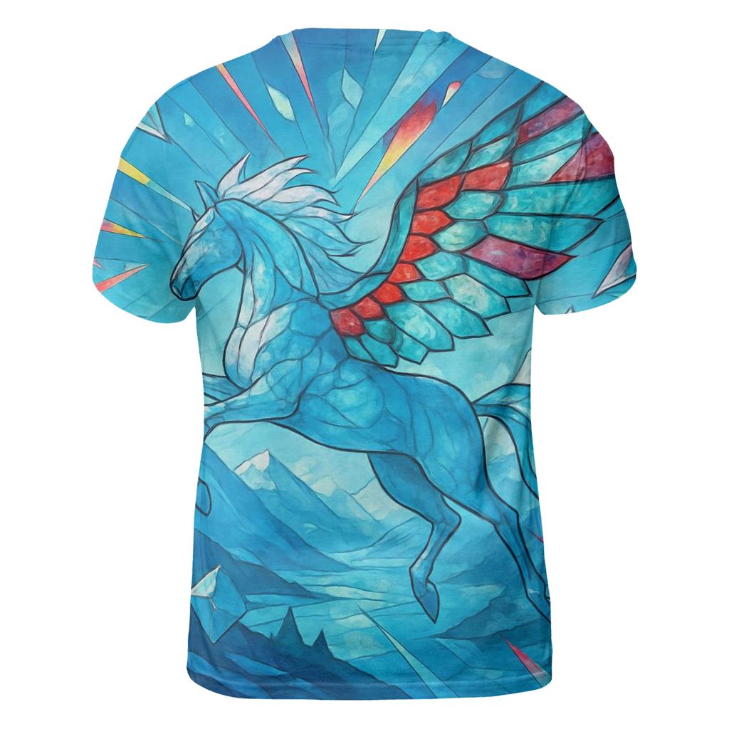 Glasswing Pegasus statement graphic shirts