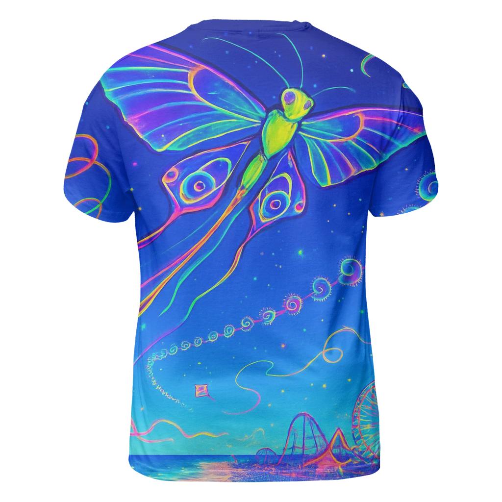 Quasar Kite Moth statement graphic shirts