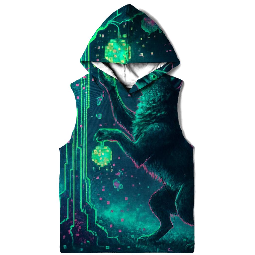 Pixel Orchard Wolf hoodie styles