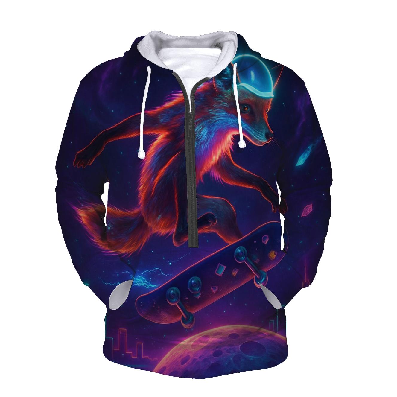 Nebula Skate Fox premium hoodies