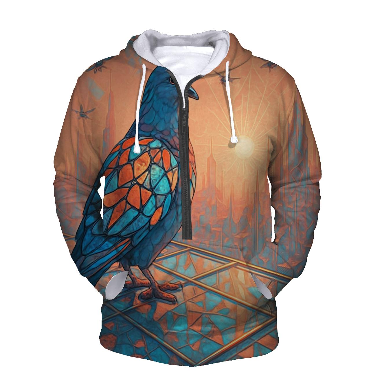 Glass City Pigeon premium hoodies