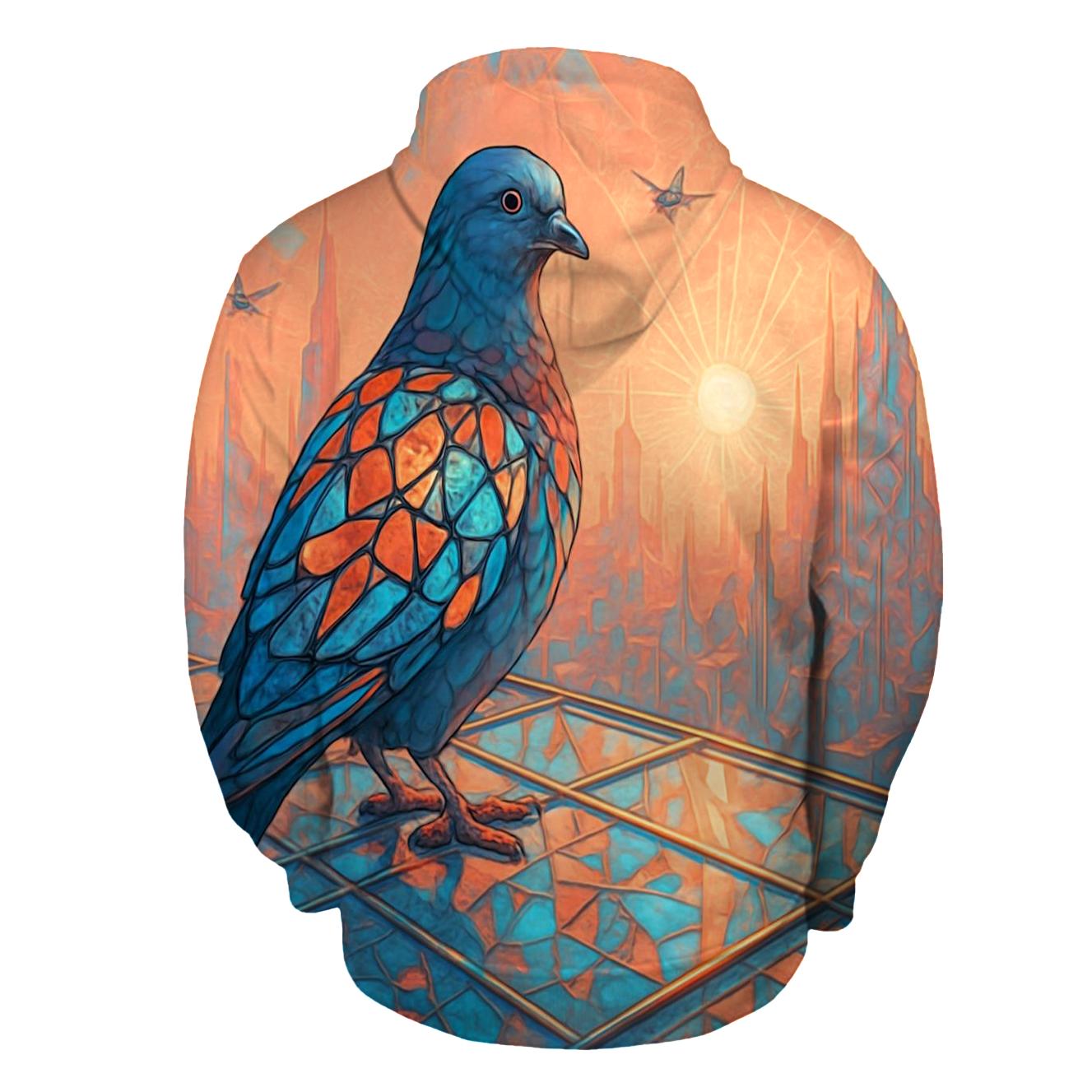 Glass City Pigeon premium hoodies