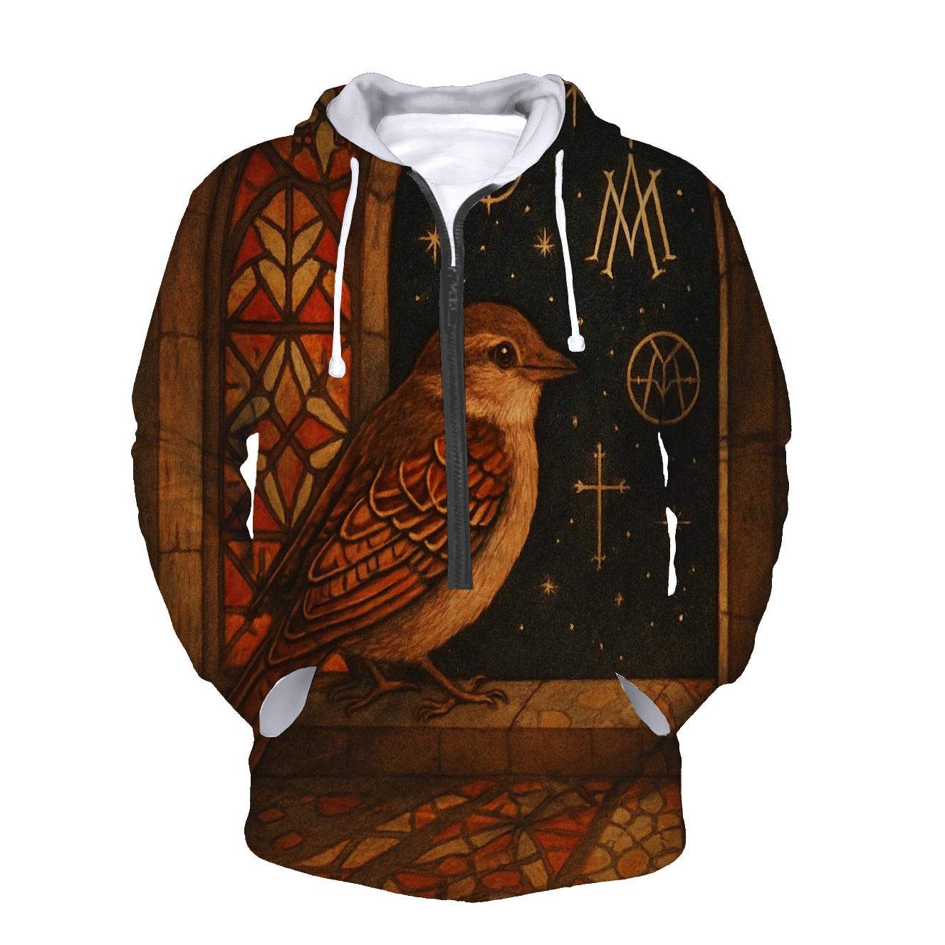 Latticewing Sparrow graphic hoodies