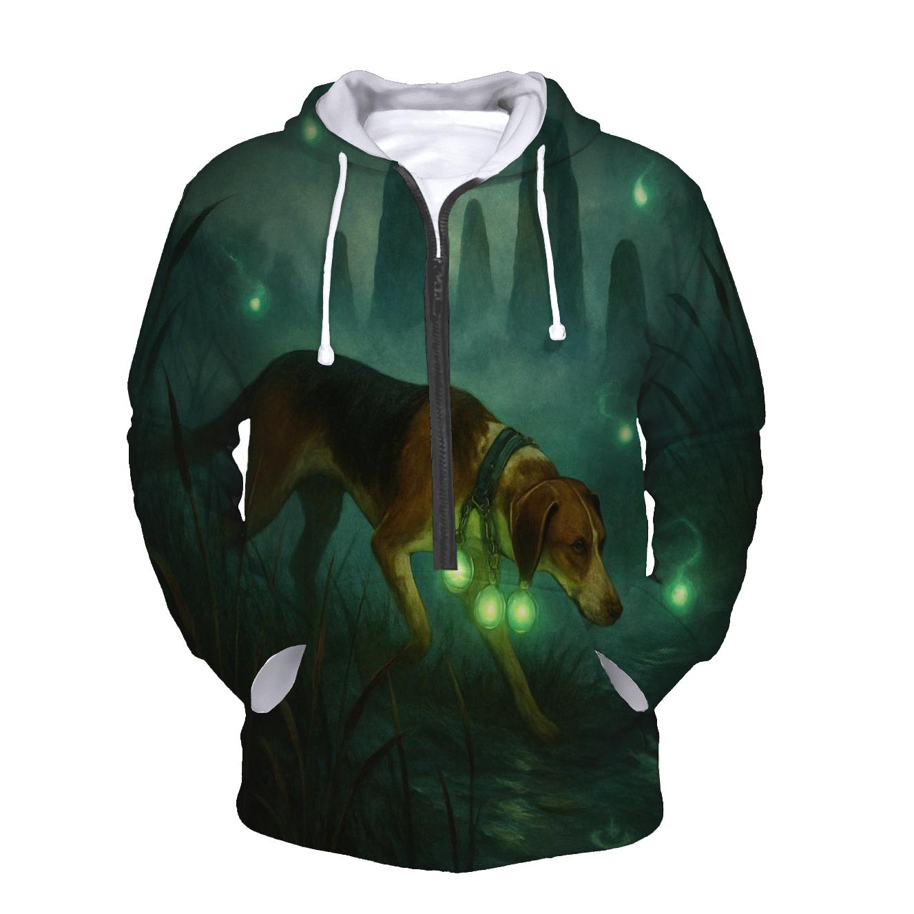 Marshlight Foxhound embroidered hoodies