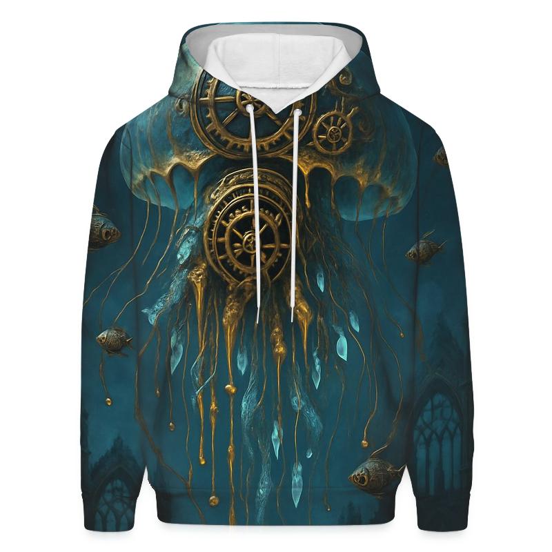 Clockwork Jelly Guardian graphic hoodies
